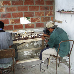 carving of tagua figures